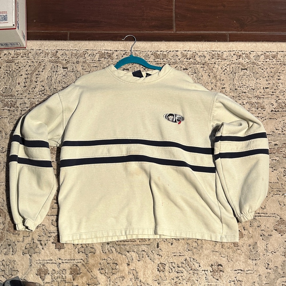 Men's Eskimo Joe’s Oklahoma OSU Crewneck Sweater with Black Stripes